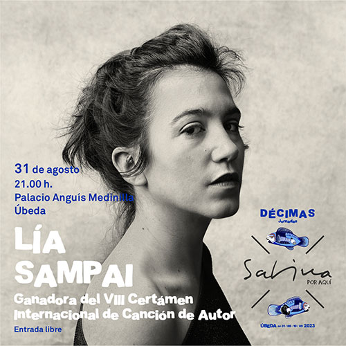 Concierto de Lia Sampai en las X Jornadas Sabina por aquí de Úbeda
